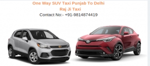 One Way SUV Taxi Punjab To Delhi